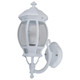 Vienna Curved Arm Upward Wall Light - White Finish / B22 Vienna Curved Arm Upward Wall Light - White Finish / B22